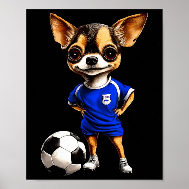 Affiche Chihuahua Footbyll  (Devant)