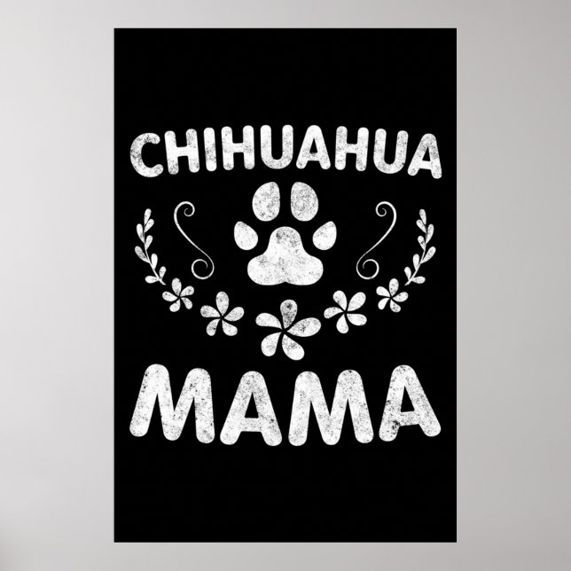 Affiche Chihuahua Mama (Devant)