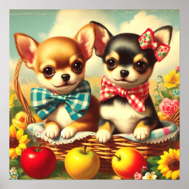 Affiche Chihuahua Puppies (Devant)