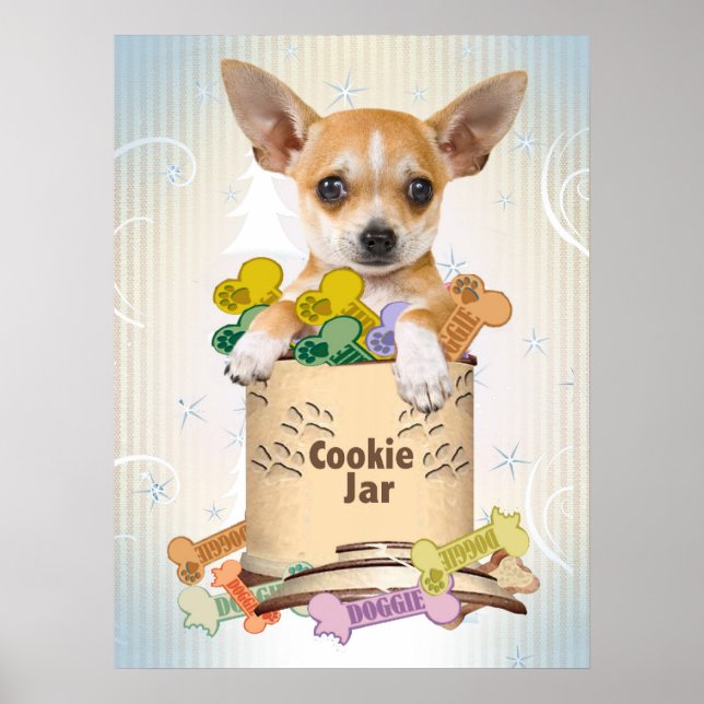Affiche Chihuahua se tient derrière l'affiche Cookie Jar (Devant)
