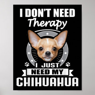 Affiche Chihuahua Shirt & Tee - shirt Uni-adultes Noir