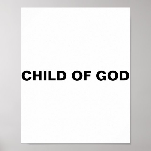 Affiche "Child Of God" (Devant)