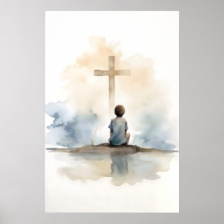 Affiche Child Of The Lord Watercolor Christian Art
