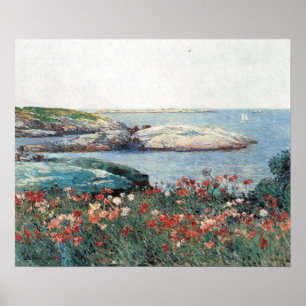 Affiche Childe Hassam - pavots, îles des bancs