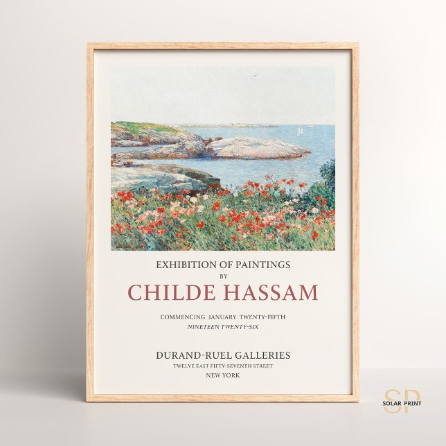 Affiche Childe Hassam Poppies Isles of Shoals Serenity (Créateur téléchargé)