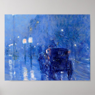 Affiche Childe Hassam - Rainy Midnight