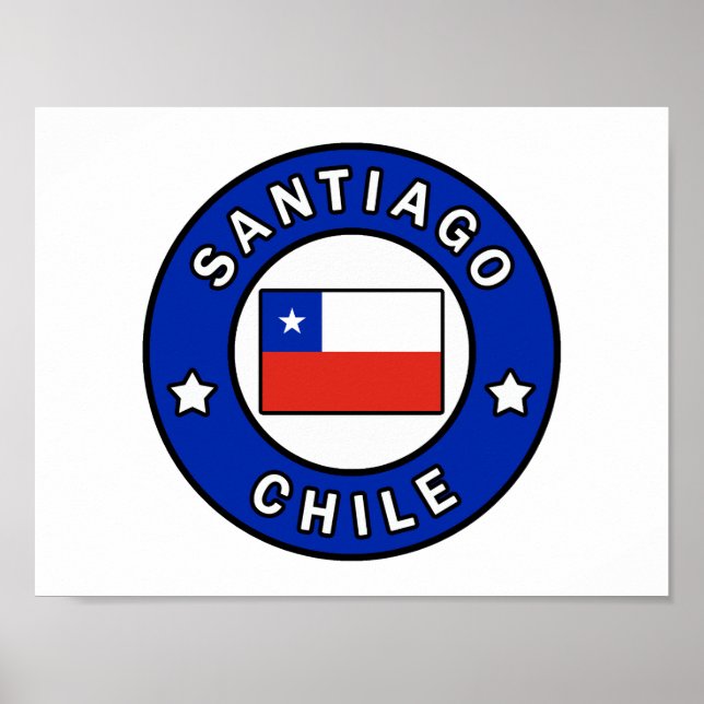 Affiche Chile de Santiago (Devant)