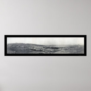 Affiche Chili Copper Mining Chuquicanta Photo 1925