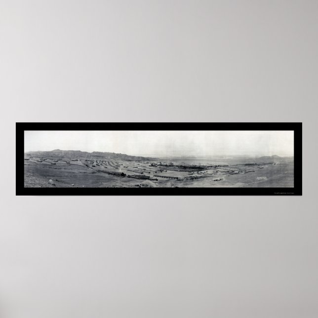 Affiche Chili Copper Mining Chuquicanta Photo 1925 (Devant)