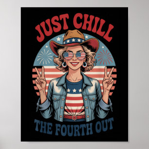 Affiche Chill La quatrième sortie 4 Juillet Indépendance