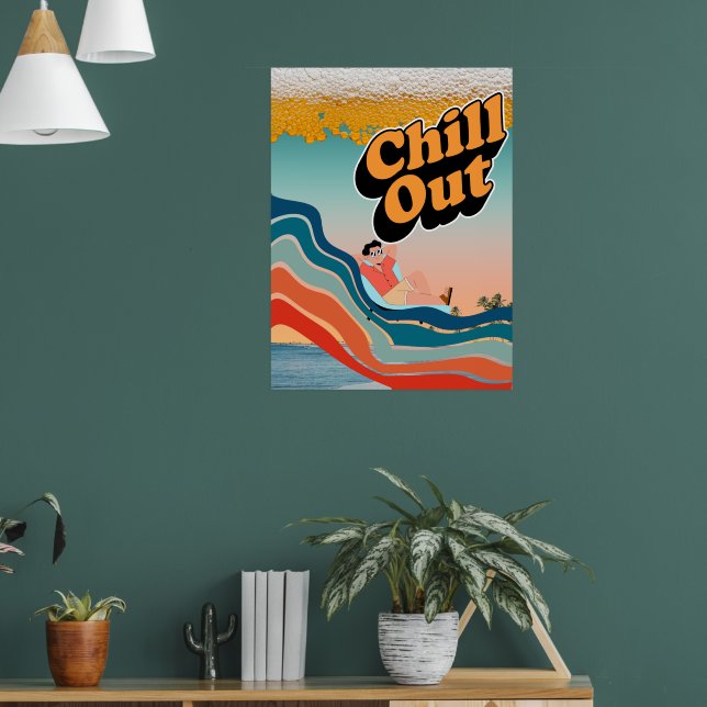Affiche Chill Out - Wallpaper (Salon 1)