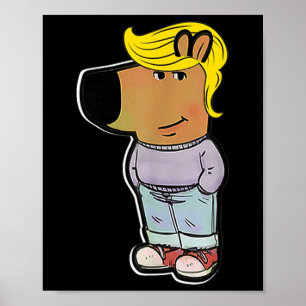 Affiche Chill Trump mème drôle Chill mecs mème