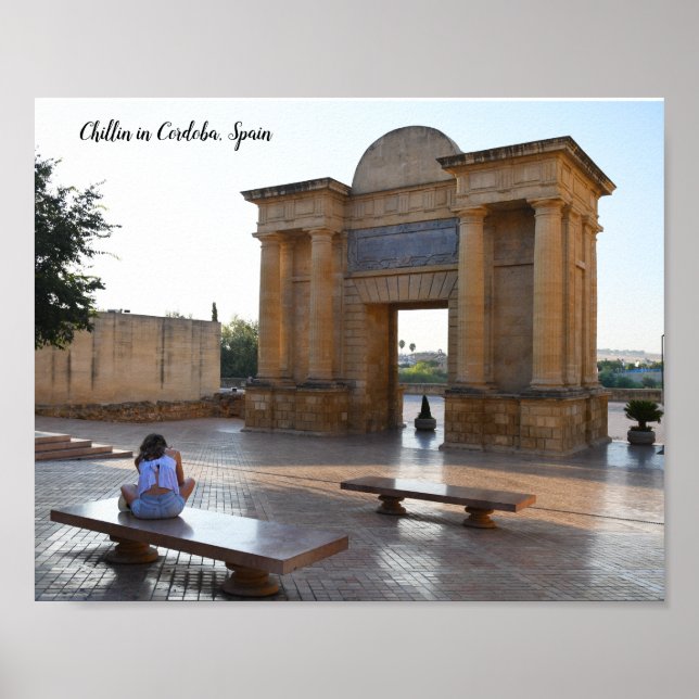 Affiche Chillin en Cordoue, Espagne (Devant)