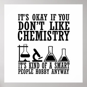 Affiche chimie des sarcasmes