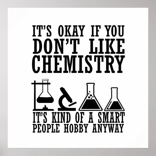 Affiche chimie des sarcasmes (Devant)