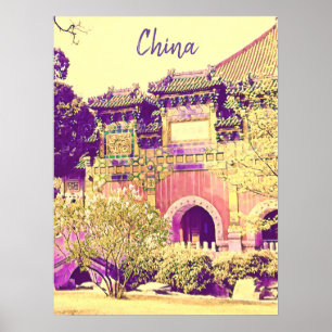 Affiche China travel Beihai Park Beijing