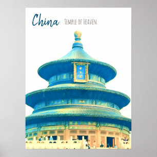 Affiche China travel Temple of Heaven