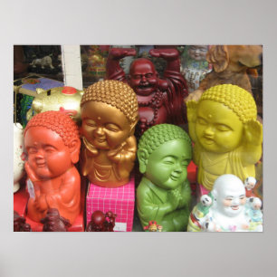Affiche Chinatown Buddhas