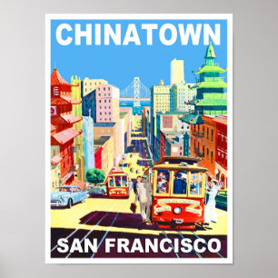 Affiche Chinatown San Francisco