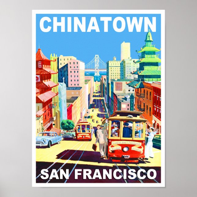 Affiche Chinatown San Francisco (Devant)