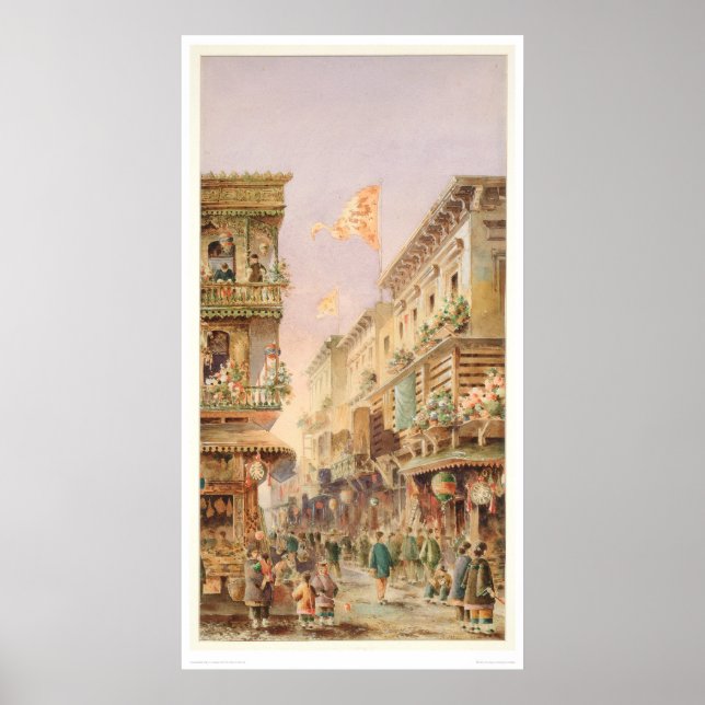 Affiche Chinatown San Francisco (0108A) (Devant)