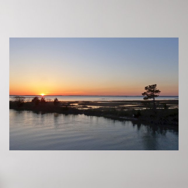Affiche Chincoteague Sunset I Virginia Paysage (Devant)