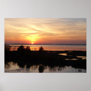 Affiche Chincoteague Sunset II Virginia Paysage