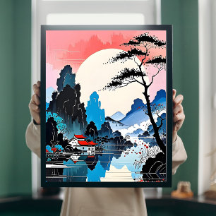 Affiche Chine majestueuse - Paysages et paysages