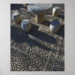 Affiche CHINE, province du Yunnan, Lijiang. Vieille Ville,