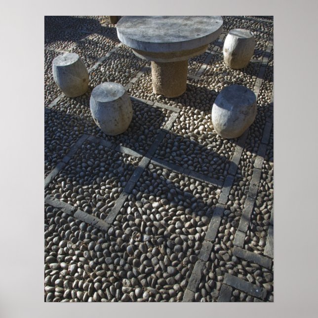 Affiche CHINE, province du Yunnan, Lijiang. Vieille Ville, (Devant)