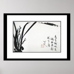 Affiche Chinese Ancient Painting,orchids