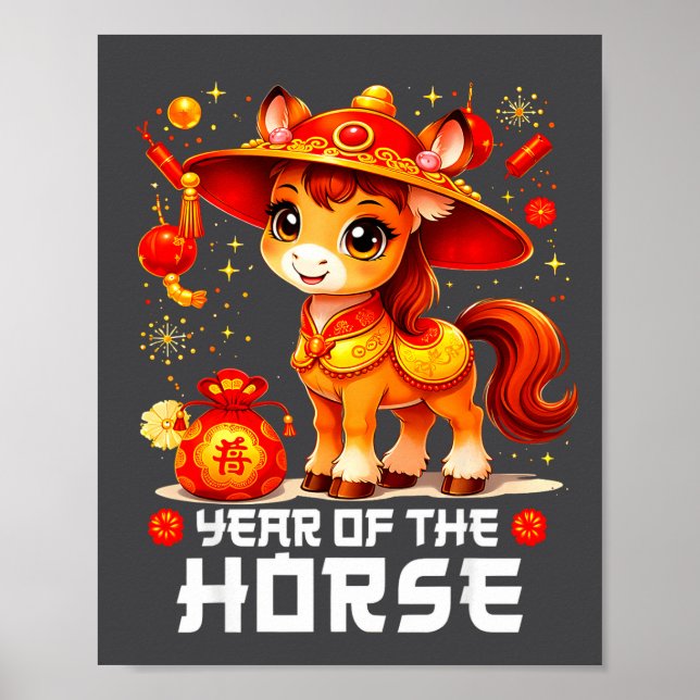 Affiche Chinese New Year 2026 Year Of The Horse  (Devant)