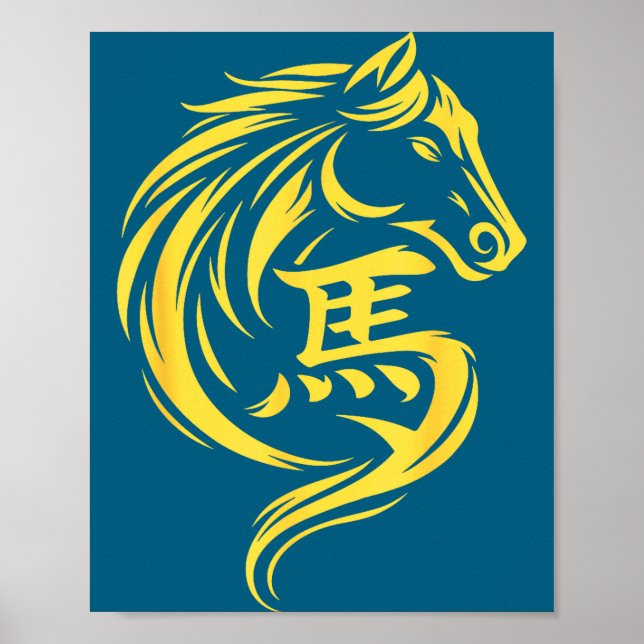 Affiche Chinese New Year 2026 Year Of The Horse 2026 Lunar (Devant)