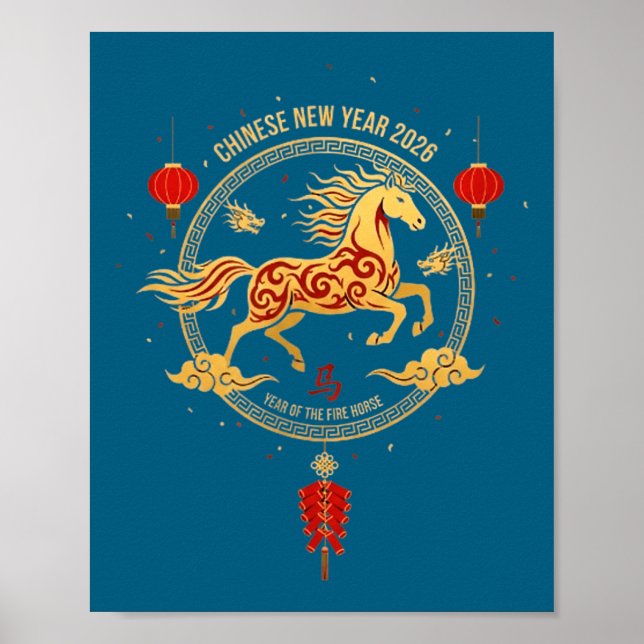 Affiche Chinese New Year 2026 Year Of The Horse 6  (Devant)