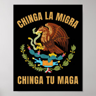 Affiche Chinga La Migra Chinga Tu droit de l'immigrant mex