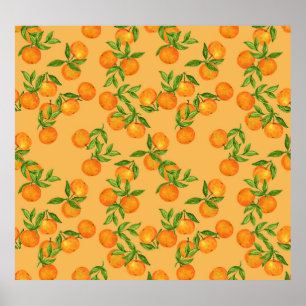 Affiche Chinois d'inspiration japonaise, aquarelle