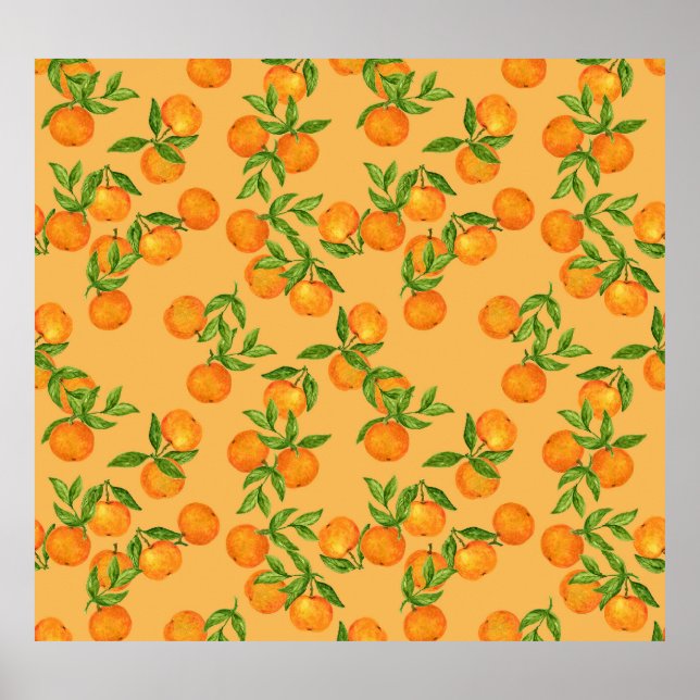 Affiche Chinois d'inspiration japonaise, aquarelle (Devant)