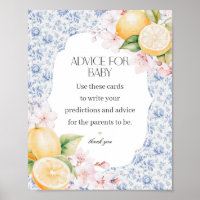 Chinoiserie Lemon Tea Conseils pour le Baby shower