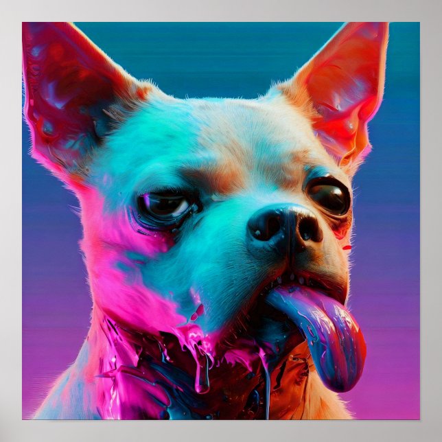 Affiche Chiot affamé (Devant)