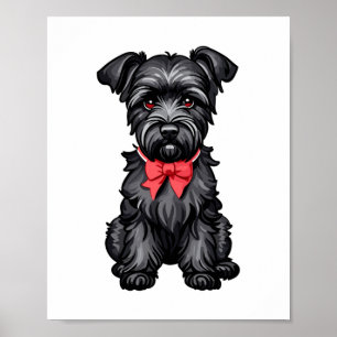 Affiche Chiot de Schnauzer miniature