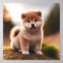 chiot mignon Shiba Inu