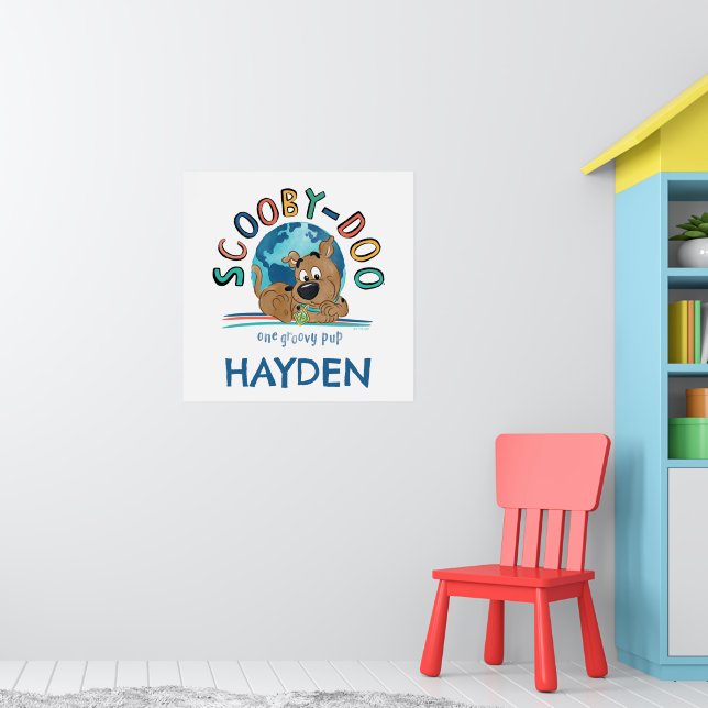 Affiche Chiot Scooby-Doo "One Super Pup" (Pépinière 1)