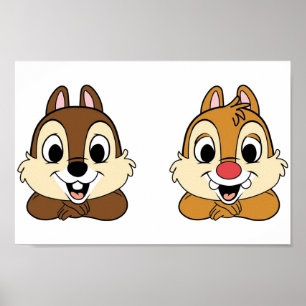 Affiche Chip et Dale