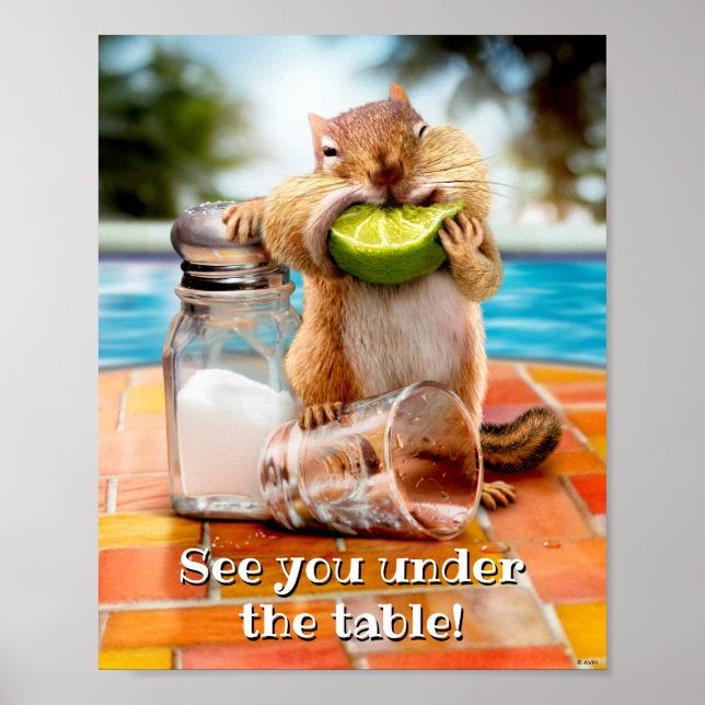Affiche Chipmunk À La Lime (Devant)