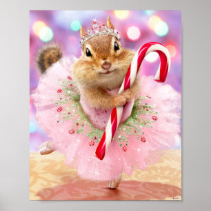 Affiche Chipmunk Plum Fairy