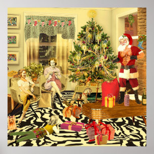 Affiche Chippendale Noël