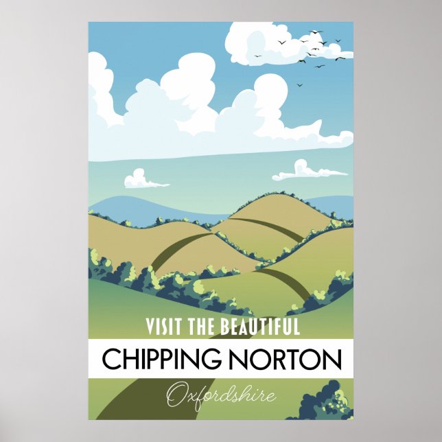 Affiche Chipping Norton Oxfordshire (Devant)