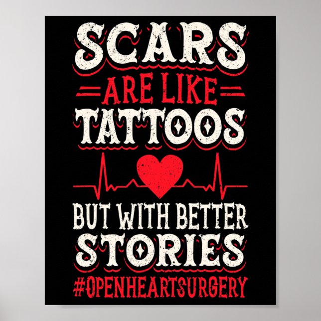 Affiche Chirurgie cardiaque ouverte par sensibilisation Co (Devant)