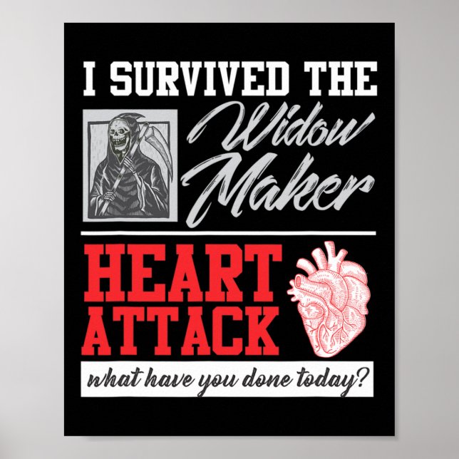 Affiche Chirurgie cardiaque ouverte Survivor Veuve Maker C (Devant)