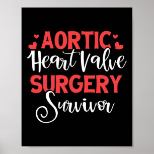 Affiche Chirurgie cardiaque Survivant Maladie cardiaque